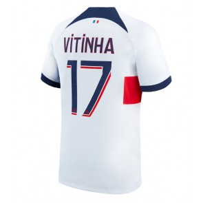 Paris Saint-Germain Vitinha #17 Gostujuci Dres 2023-24 Kratak Rukavima